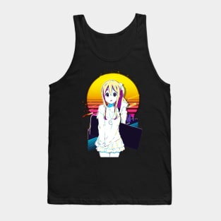 Ritsu and Tsumugi's Rhythm Fusion K-on! Drum and Keyboards Tee Tank Top